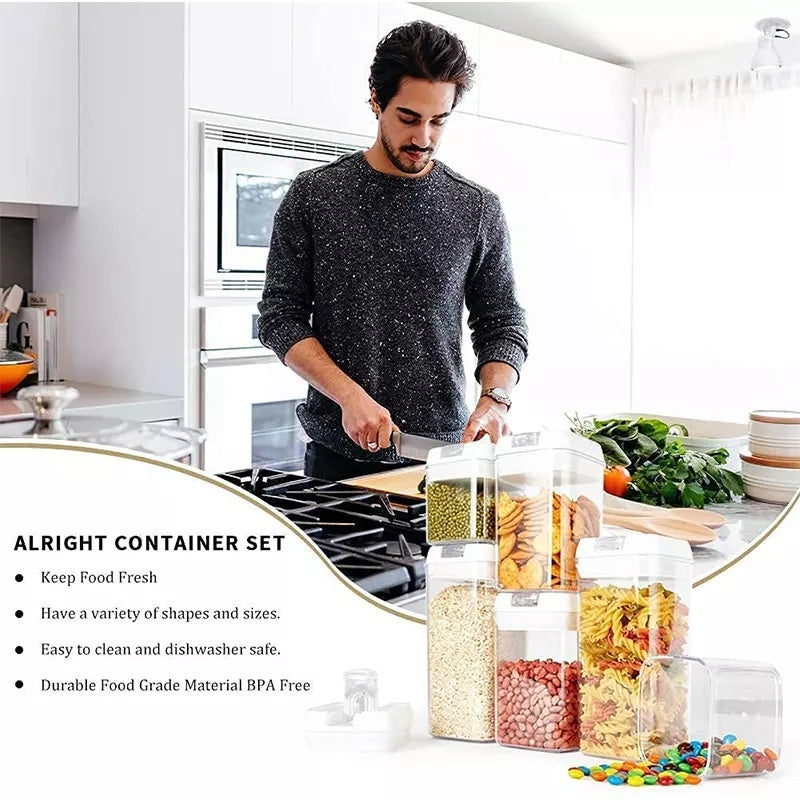Seal-Tight Kitchen Storage Set for Clean, Organized Counters