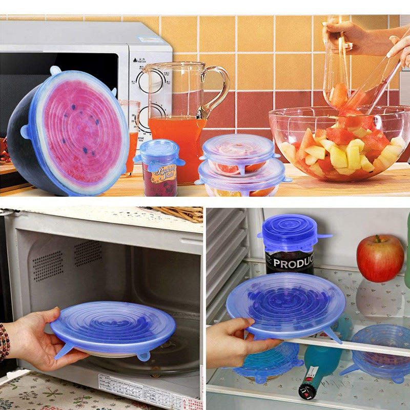 Reusable Silicone Bowl Lids Keep Food Fresh and Kitchen Neat
