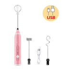 Whip Up Happiness — Rechargeable Frother for Everyday Indulgence