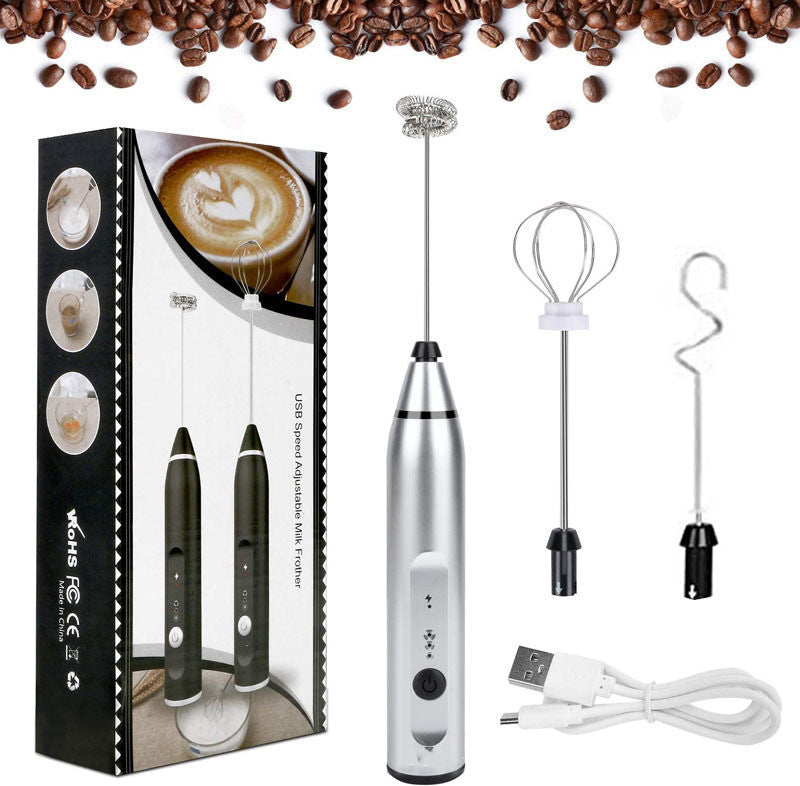 Whip Up Happiness — Rechargeable Frother for Everyday Indulgence