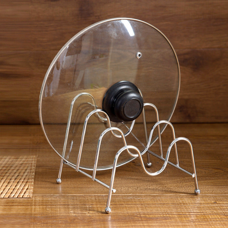 Vertical Lid Storage Rack for Effortless, Organized, Modern Kitchens