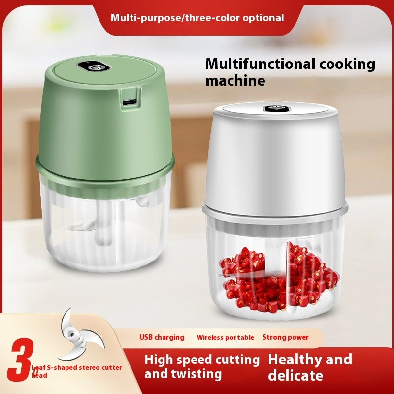 Compact Electric Food Chopper Saves Time and Keeps Your Kitchen Spotless