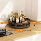 360° Rotating Spice Organizer for Clean, Clutter-Free Kitchens