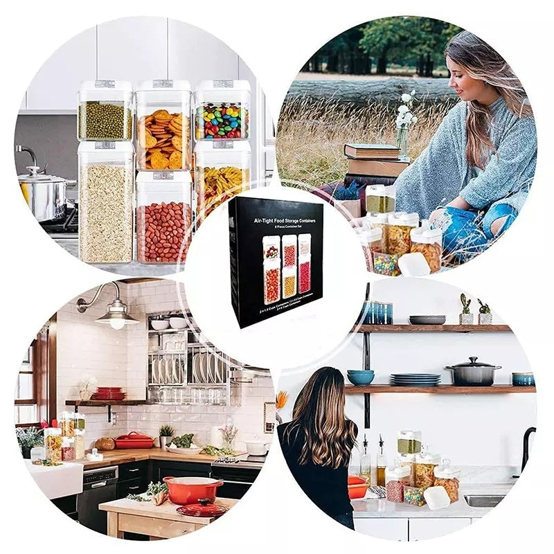 Seal-Tight Kitchen Storage Set for Clean, Organized Counters