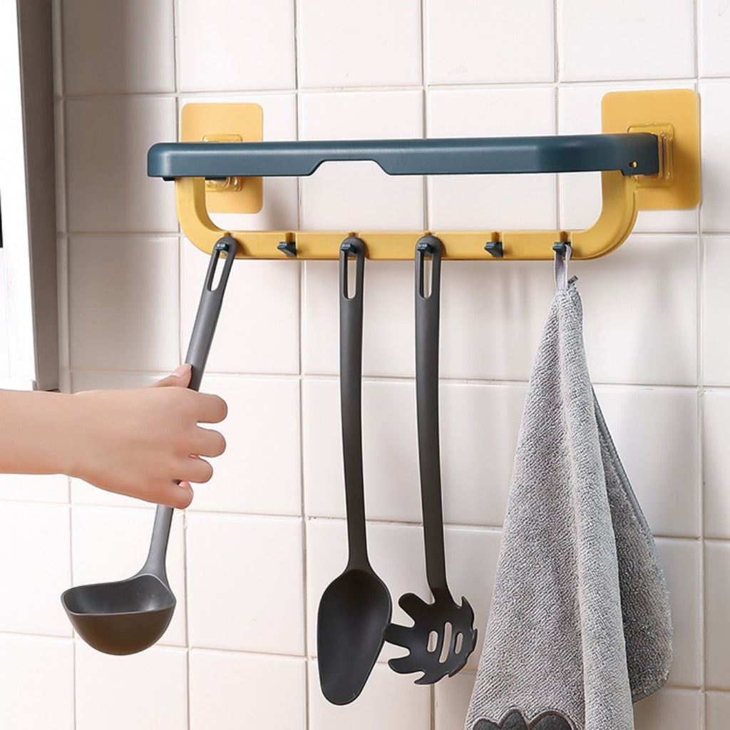 No-Drill Foldable Rack That Elevates Your Kitchen Instantly
