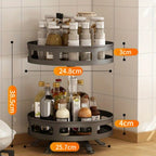 360° Rotating Spice Organizer for Clean, Clutter-Free Kitchens